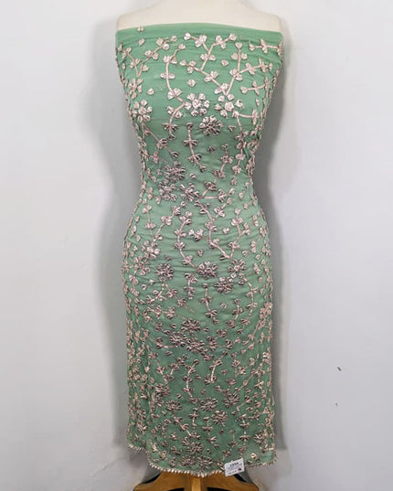 Chiffon Gotta Work with 4 Sided Border Dupatta 2PC Unstitched