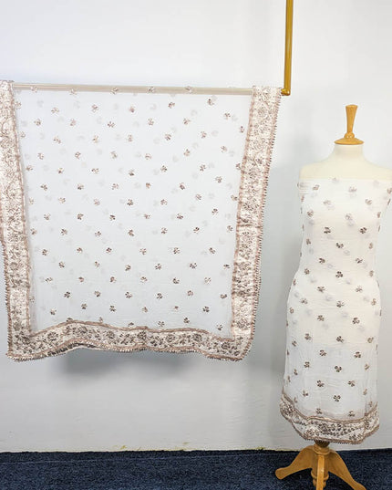 Handmade Dyeable All Over Gotta Work 2 PC Unstitched