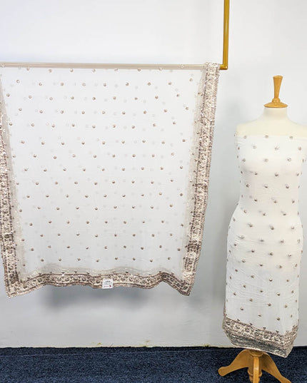Handmade Dyeable All Over Gotta Work 2 PC Unstitched