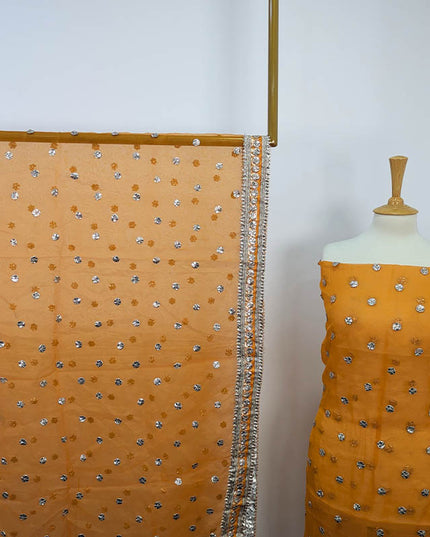 Handmade All Over Gotta Work 2 PC Unstitched