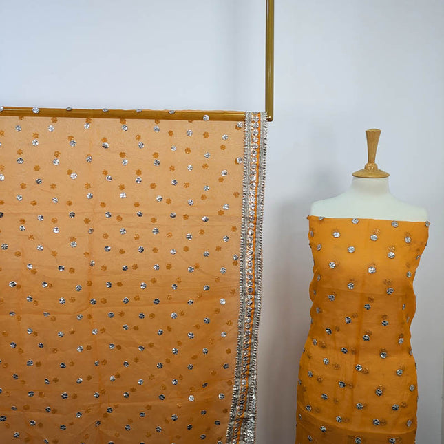 Handmade All Over Gotta Work 2 PC Unstitched