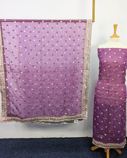 Handmade All Over Gotta Work 2 PC Unstitched