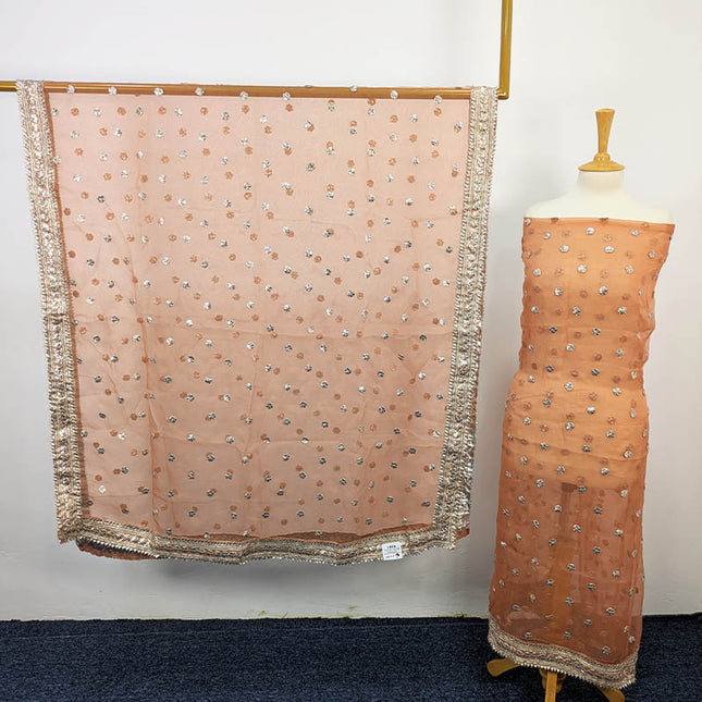 Handmade All Over Gotta Work 2 PC Unstitched