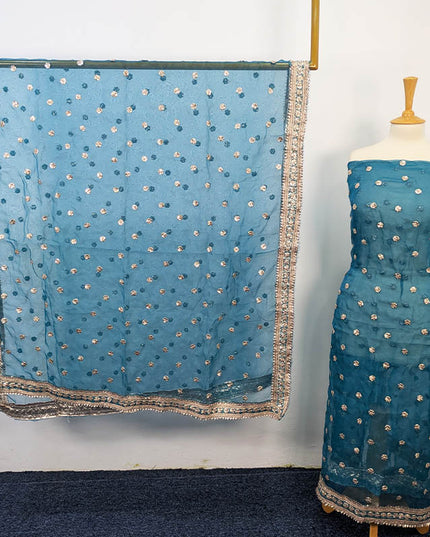 Handmade All Over Gotta Work 2 PC Unstitched