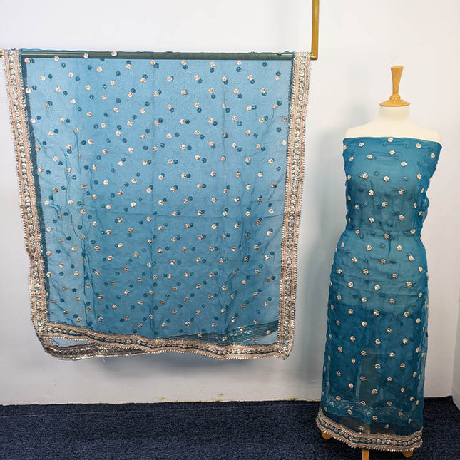 Handmade All Over Gotta Work 2 PC Unstitched