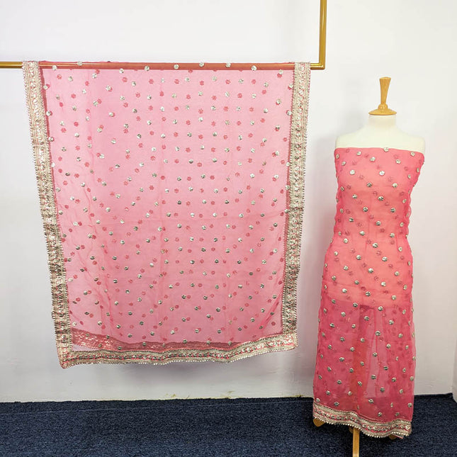 Handmade All Over Gotta Work 2 PC Unstitched