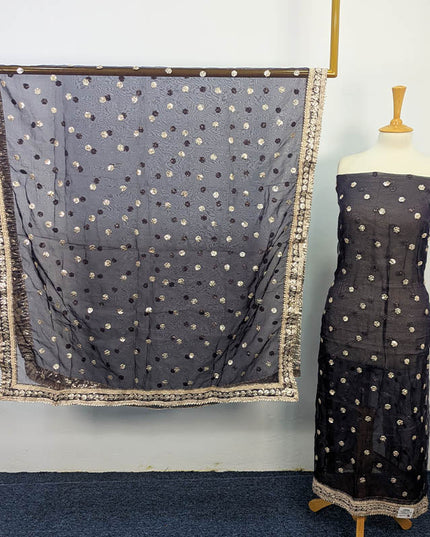 Handmade All Over Gotta Work 2 PC Unstitched