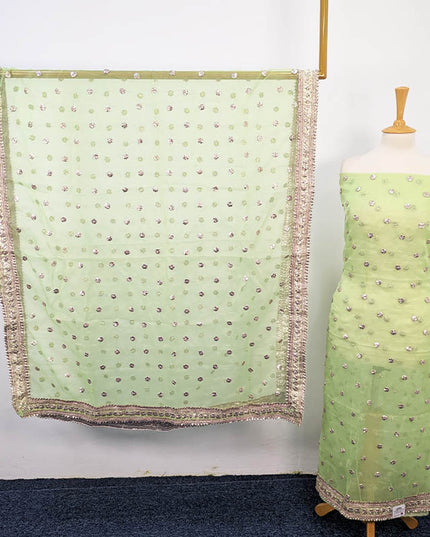 Handmade All Over Gotta Work 2 PC Unstitched