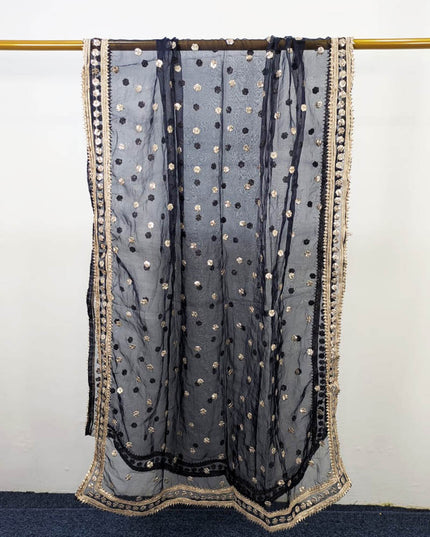 Fancy Handmade Gotta Work Organza Dupatta with 4 Sided Border