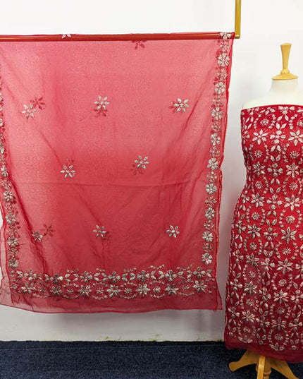 Organza with Handmade LCD Gotta Work 2PC Unstitched