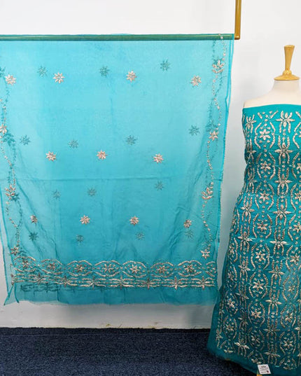 Organza with Handmade LCD Gotta Work 2PC Unstitched