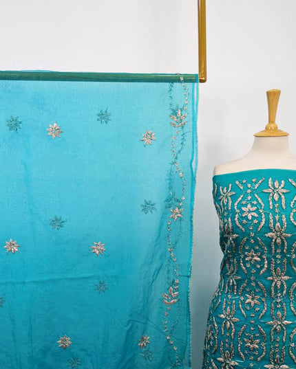 Organza with Handmade LCD Gotta Work 2PC Unstitched