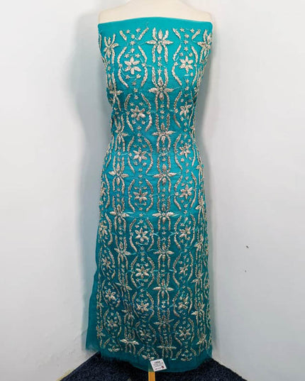 Organza with Handmade LCD Gotta Work 2PC Unstitched