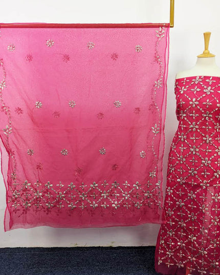 Organza with Handmade LCD Gotta Work 2PC Unstitched