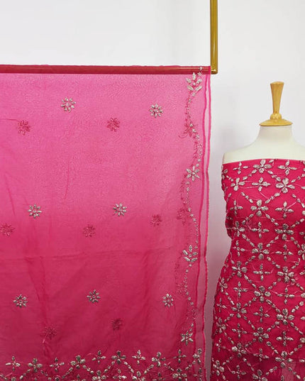 Organza with Handmade LCD Gotta Work 2PC Unstitched