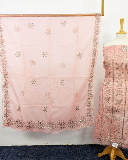 Handmade LCD Gotta Work Organza 2PC Unstitched