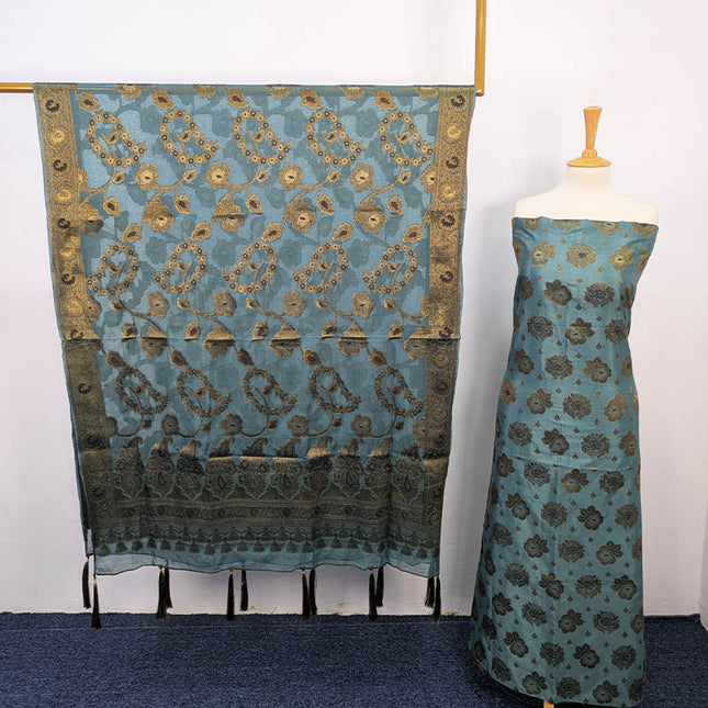 Indian Banarasi Silk 2PC Unstitched