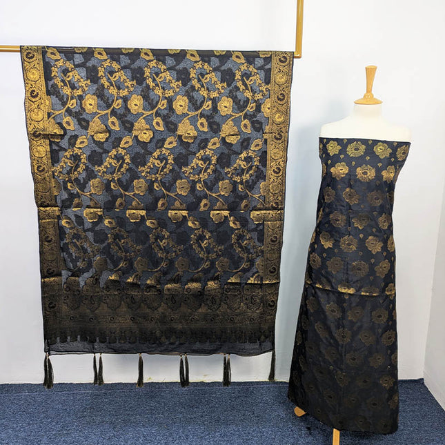 Indian Banarasi Silk 2PC Unstitched