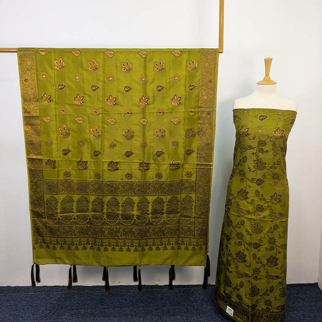 Indian Banarasi Silk 2PC Unstitched