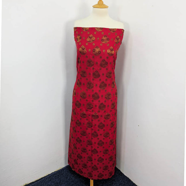Indian Banarasi Silk Work 2PC Unstitched