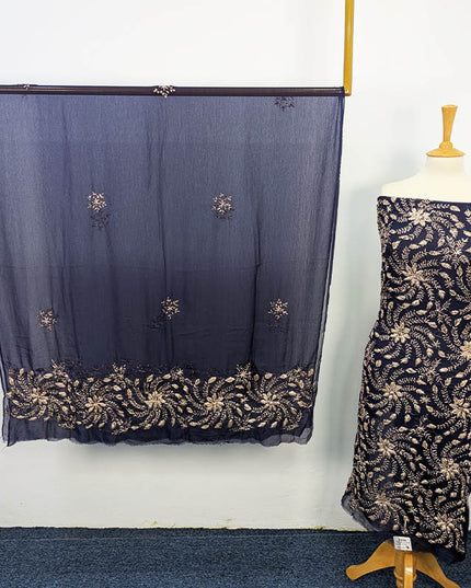 Handmade Chiffon Gotta Work 2pc Unstitched