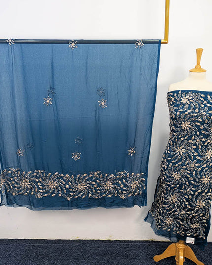 Handmade Chiffon Gotta Work 2pc Unstitched