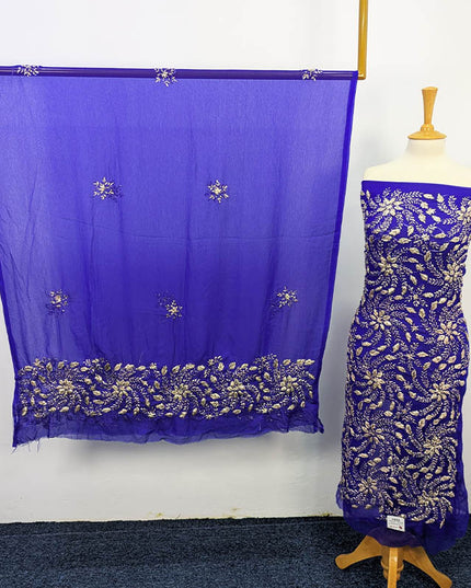 Handmade Chiffon Gotta Work 2pc Unstitched