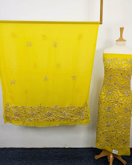 Handmade Chiffon Gotta Work 2pc Unstitched