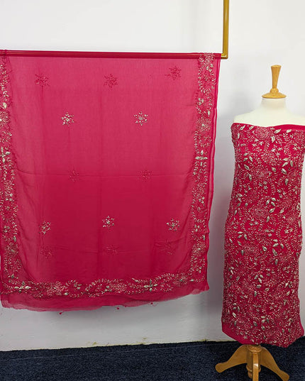 Handmade Chiffon Gotta Work 2pc Unstitched