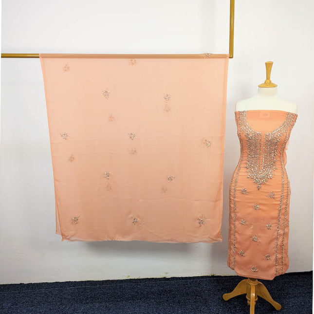 Handmade Gotta Work Soft Chiffon 2PC Unstitched
