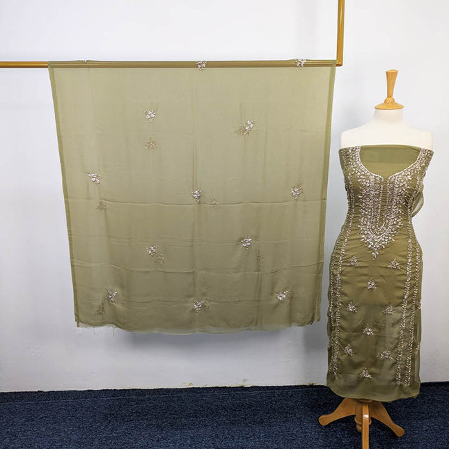 Handmade Gotta Work Soft Chiffon 2PC Unstitched