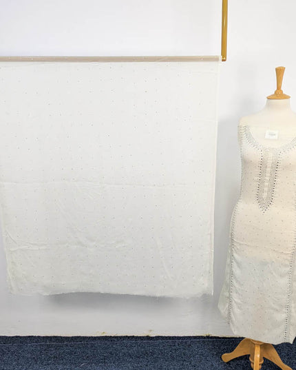 Handmade Mukesh Work Chiffon 2 PC Unstitched