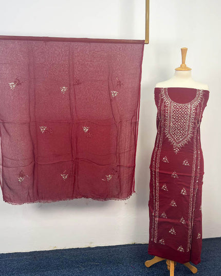 Handmade Gotta Work Lawn With Chiffon Dupatta