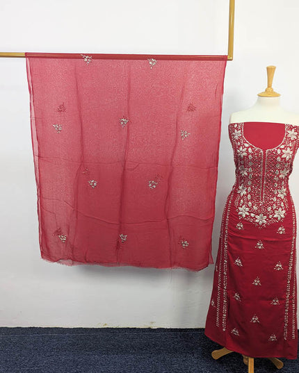 Lawn 3PC Suit with Handmade Gotta Work – Apka Libas
