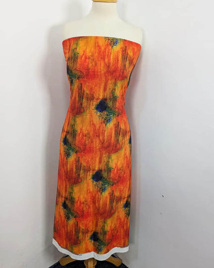 Digital Printed Shamoze Silk 3PC Unstitched