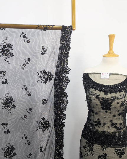 Exclusive Embroidered Organza Net Semi Stitched 3PC