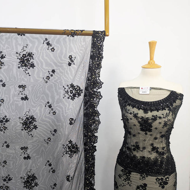 Exclusive Embroidered Organza Net Semi Stitched 3PC