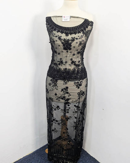 Exclusive Embroidered Organza Net Semi Stitched 3PC