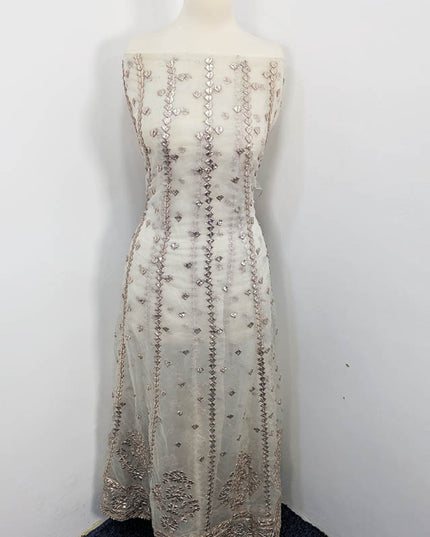 Handmade Gotta Work Frock  2pc Semi Stitched