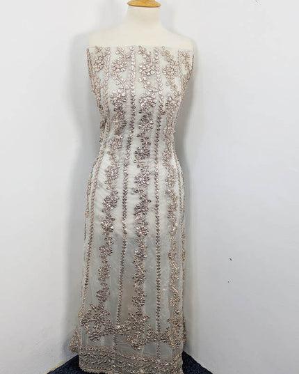 Handmade Gotta Work Frock  2pc Semi Stitched
