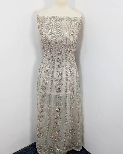 Handmade Gotta Work Frock  2pc Semi Stitched