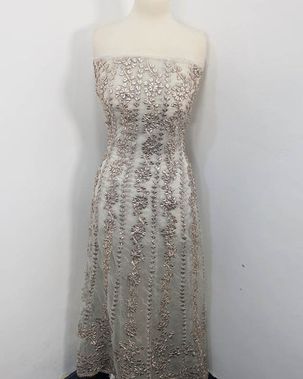 Handmade Dyeable Gotta Work Frock  2pc Semi Stitched