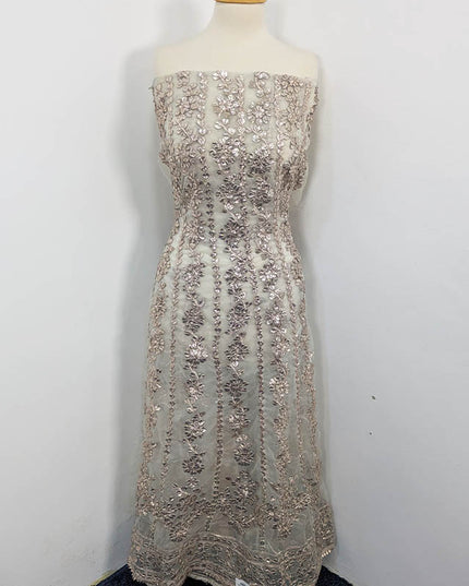 Handmade Dyeable Gotta Work Frock  2pc Semi Stitched