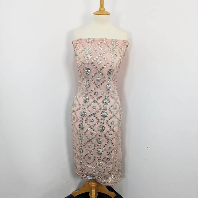 Organza Gotta Work Frock 2PC Unstitched