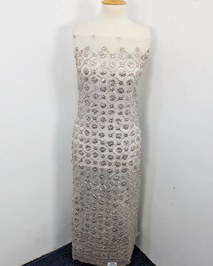 Handmade Dyeable Organza Full Jaal Gotta Work 2PC Unstitched