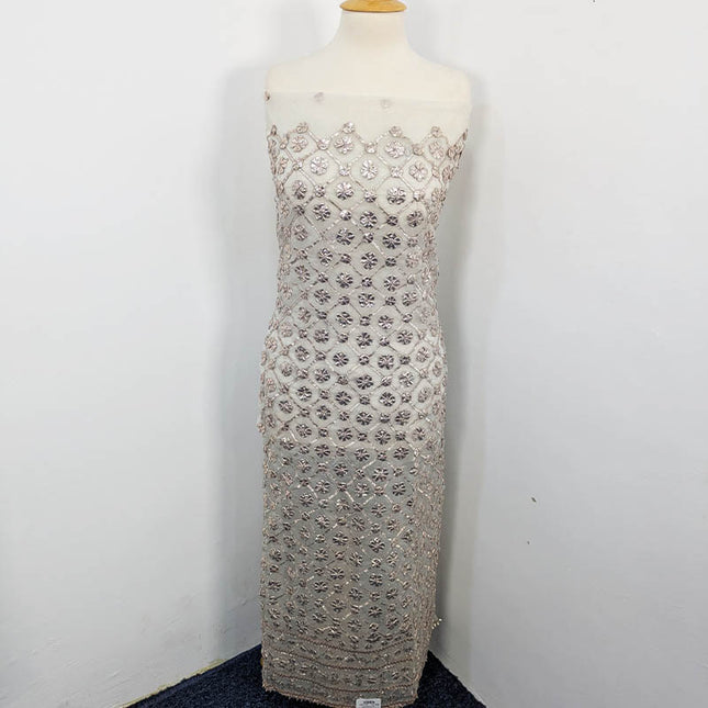 Handmade Dyeable Organza Full Jaal Gotta Work 2PC Unstitched