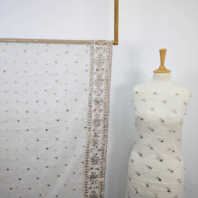 Handmade Organza Gotta Work Dyeable 2PC Unstitched