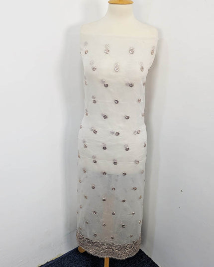 Handmade Organza Gotta Work Dyeable 2PC Unstitched