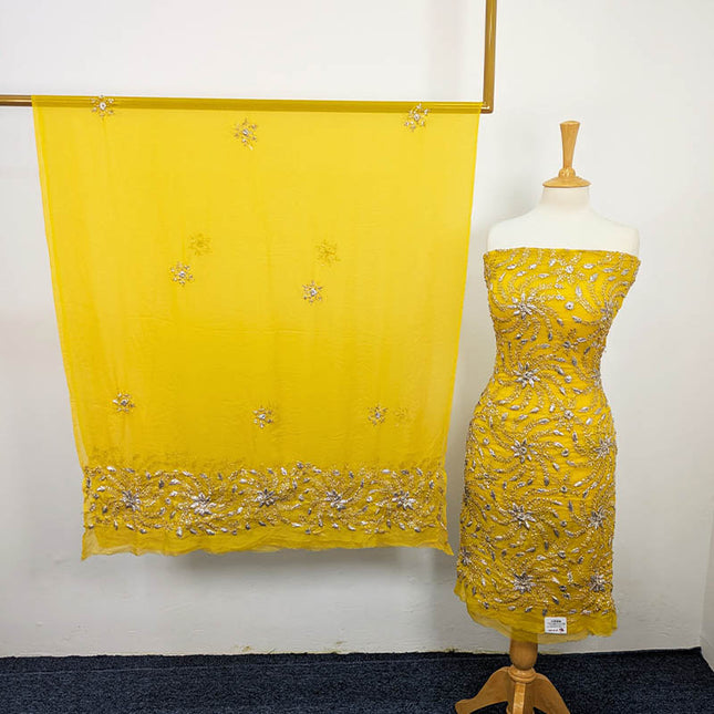 Handmade Gotta Work Chiffon 2pc Unstitched