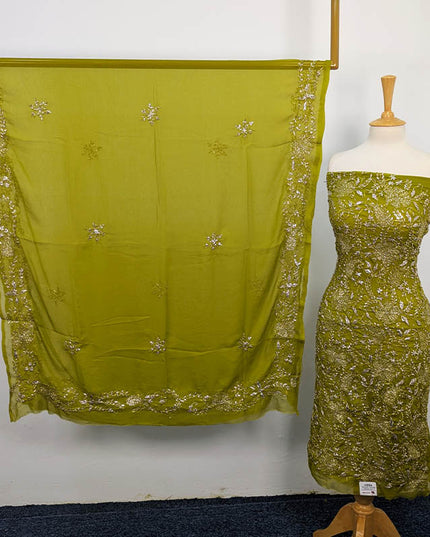 Handmade Gotta Work Chiffon 2pc Unstitched